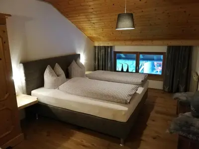 Ein Bett oder Betten in einem Zimmer der Unterkunft Stockachhof