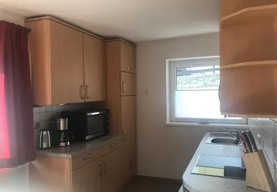 Küche/Küchenzeile in der Unterkunft Appartement Schneekristall