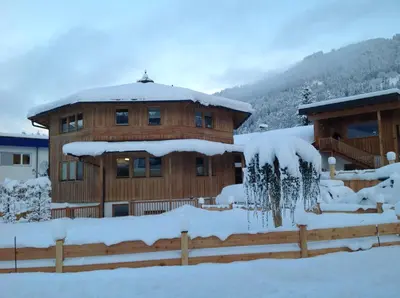 Ferienhaus Oktogon im Winter