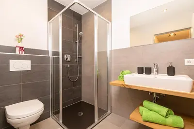 Ein Badezimmer in der Unterkunft Apart Schachinger