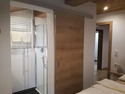 Ein Badezimmer in der Unterkunft Haus Hubertus