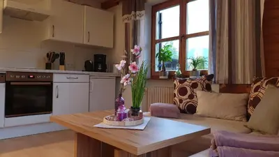 Küche/Küchenzeile in der Unterkunft Landhaus Hoschek