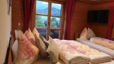 Ein Bett oder Betten in einem Zimmer der Unterkunft Landhaus Hoschek