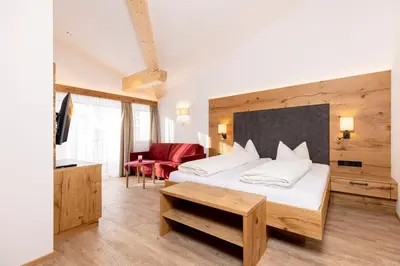 Ein Bett oder Betten in einem Zimmer der Unterkunft Appartement Pension Auhof