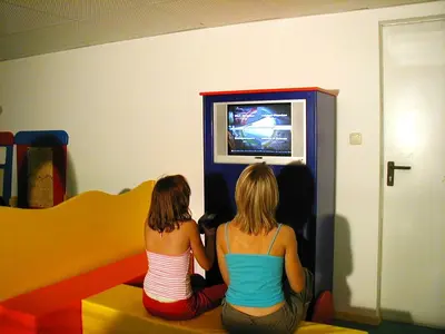 TV/Unterhaltungsangebot in der Unterkunft Appartement Pension Auhof