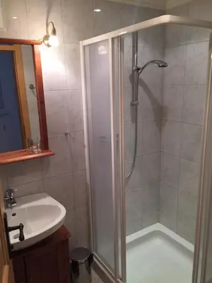 Ein Badezimmer in der Unterkunft Filzsteinalpe Hochkrimml