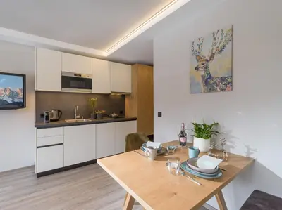 Küche/Küchenzeile in der Unterkunft Tirol Appartements Schwaiger