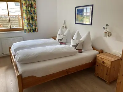 Ein Bett oder Betten in einem Zimmer der Unterkunft Landhaus Krall