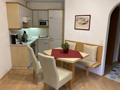 Küche/Küchenzeile in der Unterkunft Landhaus Krall