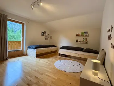 Ein Sitzbereich in der Unterkunft Haus Huberta