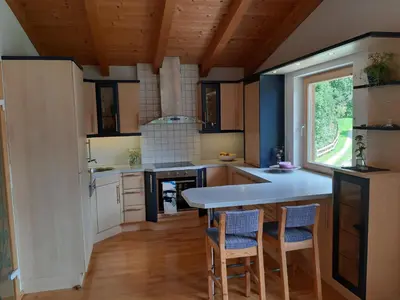 Küche/Küchenzeile in der Unterkunft Haus Huberta