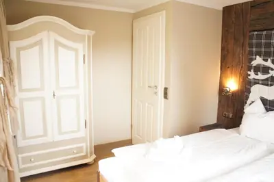 Ein Bett oder Betten in einem Zimmer der Unterkunft Design Apartment Villa Anna Kitzbühel