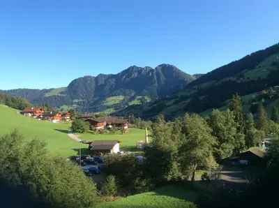 Naturlandschaft in der Nähe des Chalets