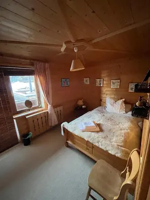 Ein Bett oder Betten in einem Zimmer der Unterkunft Beautiful Family Chalet in the heart of Inneralpbach
