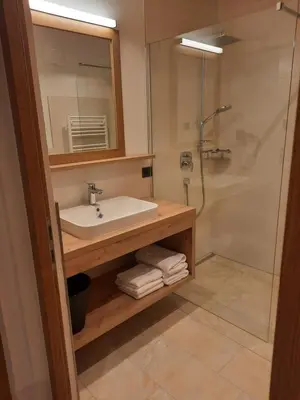 Ein Badezimmer in der Unterkunft Sonnenappartements Madlstatthof