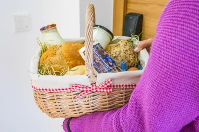 Essen in der Ferienwohnung oder in der Nähe
