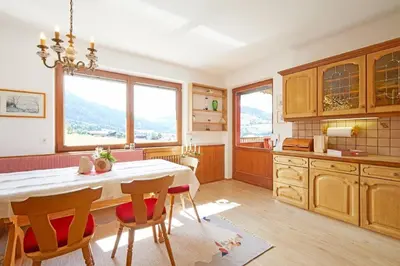 Küche/Küchenzeile in der Unterkunft Bettys Ferienwohnung
