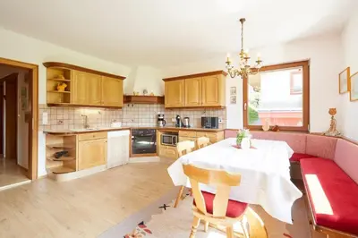 Küche/Küchenzeile in der Unterkunft Bettys Ferienwohnung
