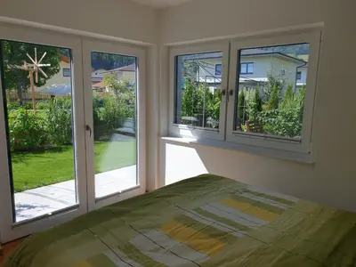 Ein Bett oder Betten in einem Zimmer der Unterkunft Golf & Ski Appartements Mittersill Trausmuth Monika inkl Sommercard - Golfplatz 500 m entfernt, inkl Waschmaschine, Trockner