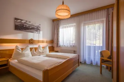 Ein Bett oder Betten in einem Zimmer der Unterkunft Haus Auermühle