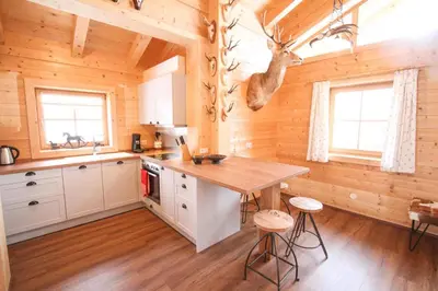 Küche/Küchenzeile in der Unterkunft Chalet Königsleiten 174