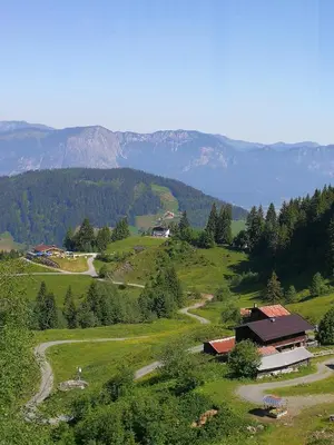 Naturlandschaft in der Nähe des Ferienhauses