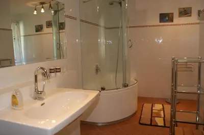 Ein Badezimmer in der Unterkunft Gredler