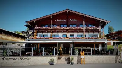Das Gebäude in dem sich die Pension befindet