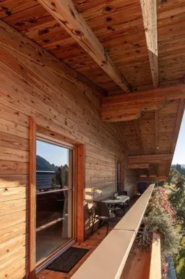 Ein Balkon oder eine Terrasse in der Unterkunft Haus Rabl