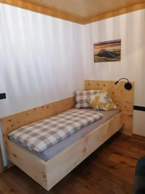 Ein Bett oder Betten in einem Zimmer der Unterkunft Apartment Moosbach