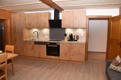 Küche/Küchenzeile in der Unterkunft Bacherhof