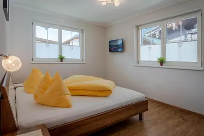 Ein Bett oder Betten in einem Zimmer der Unterkunft Appartements KATHARINA