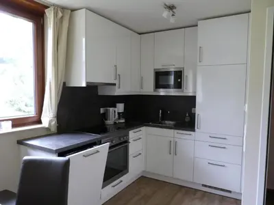 Küche/Küchenzeile in der Unterkunft Hoss