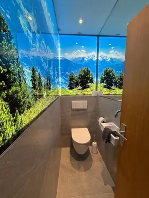 Ein Badezimmer in der Unterkunft Das Fex