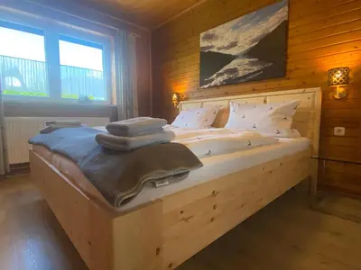 Ein Bett oder Betten in einem Zimmer der Unterkunft Das Fex