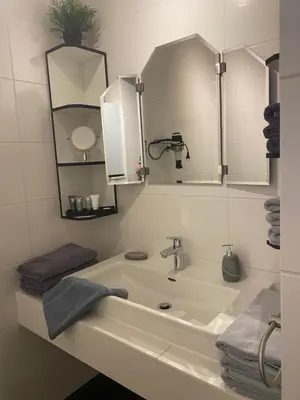 Ein Badezimmer in der Unterkunft Das Fex