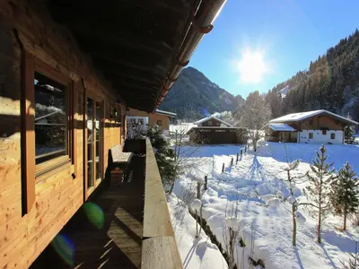 Naturlandschaft in der Nähe des Chalets