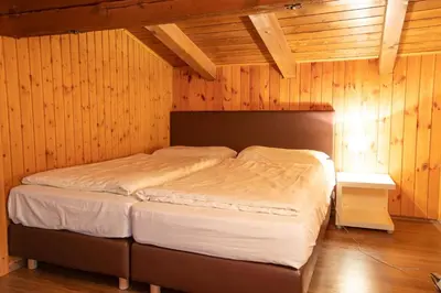 Ein Bett oder Betten in einem Zimmer der Unterkunft Chalet Hochkrimml 49