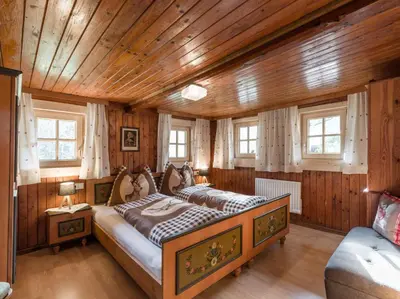 Ein Bett oder Betten in einem Zimmer der Unterkunft s´Brunnhäusl