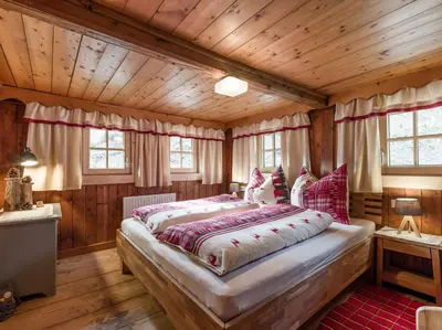 Ein Bett oder Betten in einem Zimmer der Unterkunft s´Brunnhäusl