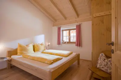 Ein Bett oder Betten in einem Zimmer der Unterkunft Oberfasser