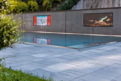 Der Swimmingpool an oder in der Nähe von Appartement Gaisbergblick