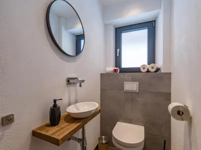 Ein Badezimmer in der Unterkunft Appartement Gaisbergblick