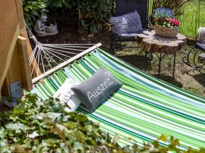 Ein Garten an der Unterkunft Schneiderhof