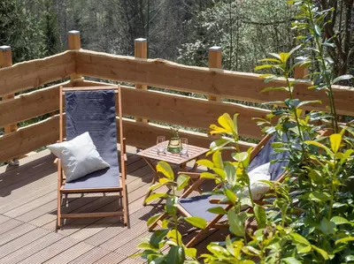 Ein Garten an der Unterkunft Schneiderhof