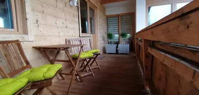 Ein Sitzbereich in der Unterkunft Haus Jessica incl National Park Sommercard