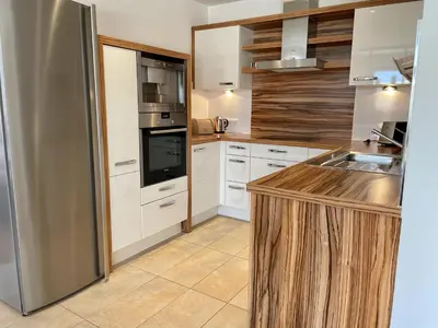 Küche/Küchenzeile in der Unterkunft Mona Apartment