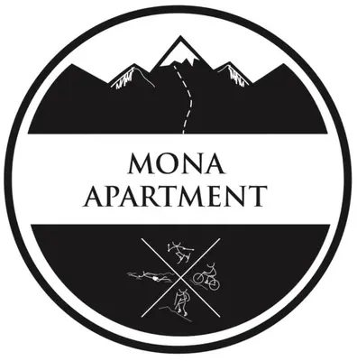 Ein Zertifikat, Auszeichnung, Logo oder anderes Dokument, das in der Unterkunft Mona Apartment ausgestellt ist