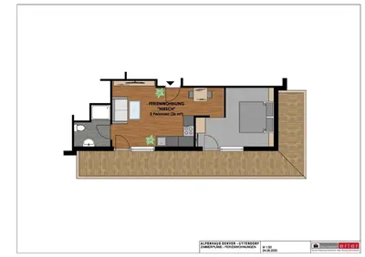 Grundriss der Unterkunft Alpenhaus Denver