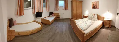 Ein Bett oder Betten in einem Zimmer der Unterkunft Haus-Elisabeth